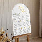 Wedding Seating Chart Acrylic Sign -RR